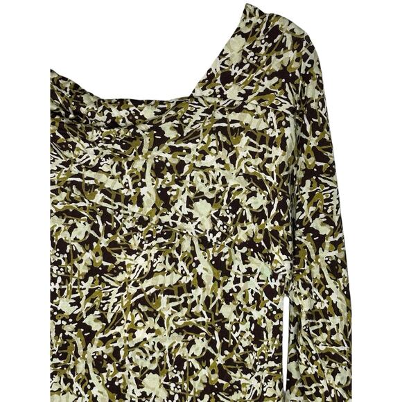 NWT Soft Joie Women Cersei Long Sleeve Top Medium Unique Neckline Chocolate Plum - Picture 8 of 14